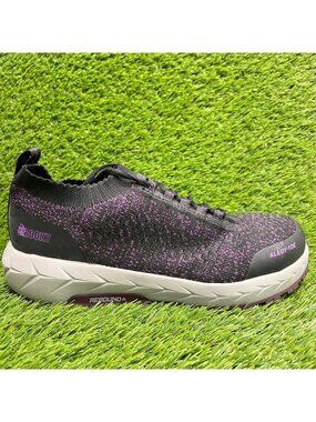 Rocky Workknit LX Womens Size 8.5D Black Purple Alloy Toe Safety Work Shoes